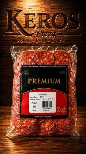 Peperoni Premium en Rodajas Delmor (5 Lb) - Imagen Vertical